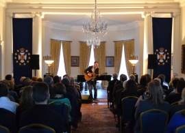 Dave Gunning Performs at Government House March 18 2014